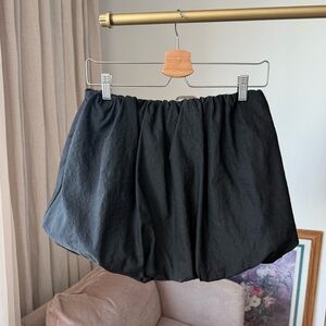 Black Balloon Skirt, Zara, S